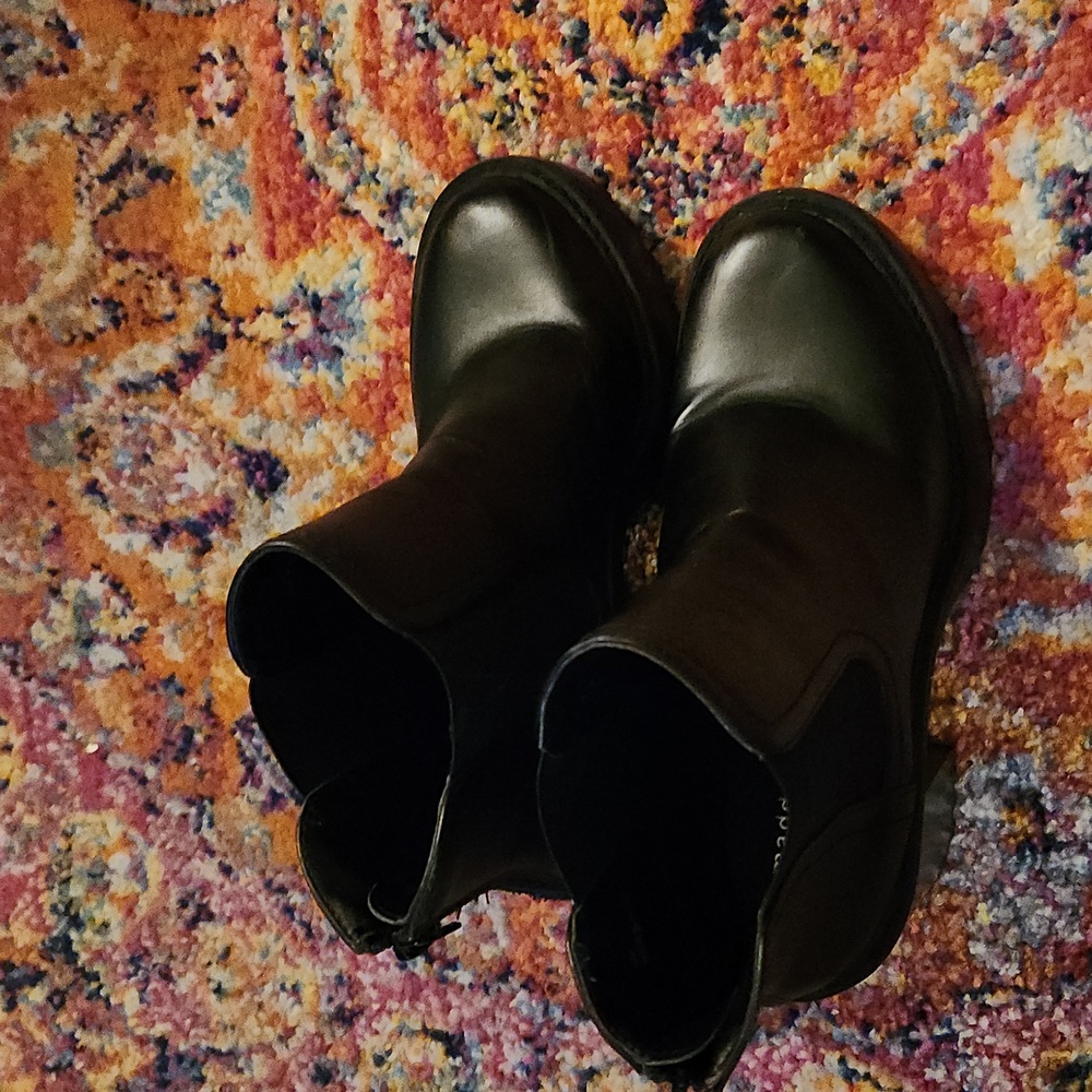 Madden girl black Kamora 10 M platform booties - Picture 4 of 14